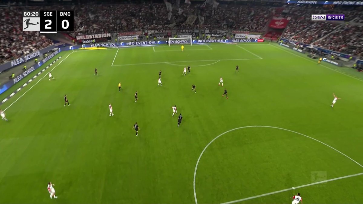 ⚽️🔥المصري عمر مرموش يتلاعب بمدافعي بوروسيا مونشنغلادباخ ويسجل هدفاً ساحراً بطريقة مميزة #الدوري_الألماني #bundesliga