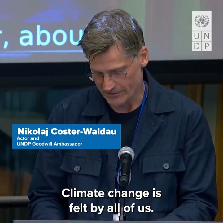 "Climate change is felt by all of us. It knows no borders." At the United Nations Summit of the Future Action Days our Goodwill Ambassador Nikolaj CosterWaldau spoke about the urgent need to take #ClimateAction for a more sustainable future for all. 📺 #UNGA #OurCommonFuture
