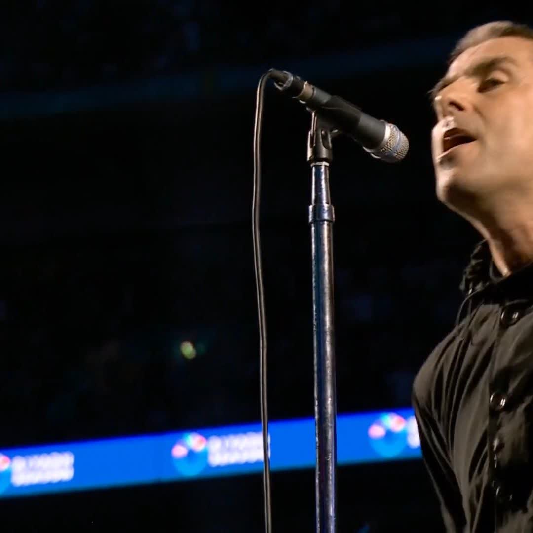 And there he goes 🔥 What a performance, Liam Gallagher #JoshuaDubois #RiyadhSeasonCard