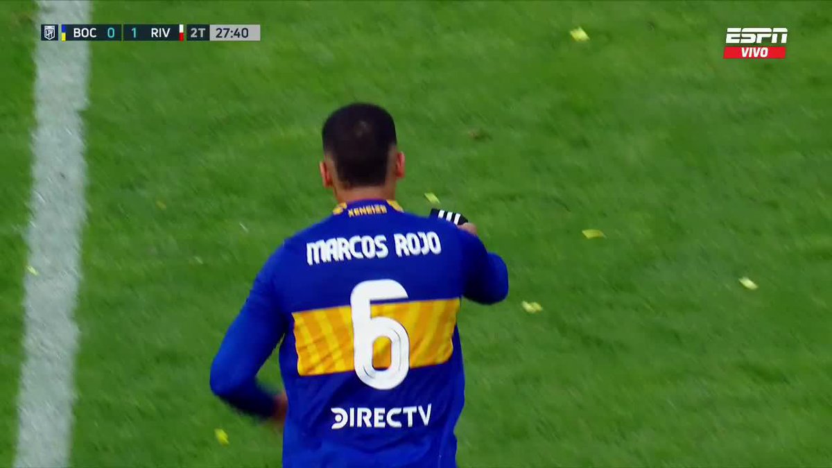 🇦🇷😳 Hubo SILBIDOS para Marcos Rojo cuando salió reemplazado en el Superclásico en La Bombonera.