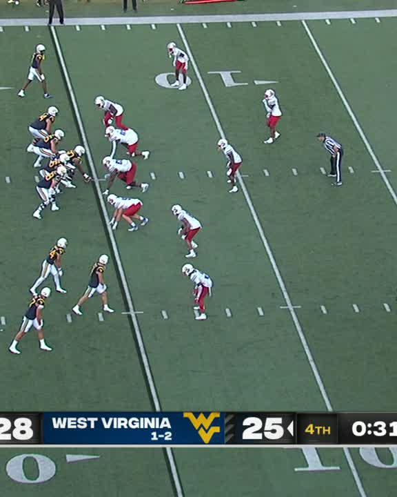 WIDE-OPEN RODNEY GALLAGHER TOUCHDOWN AND West Virginia Football TAKES THE LEAD!!!!!!!!! #Big12FB | 📺 ESPNEWS