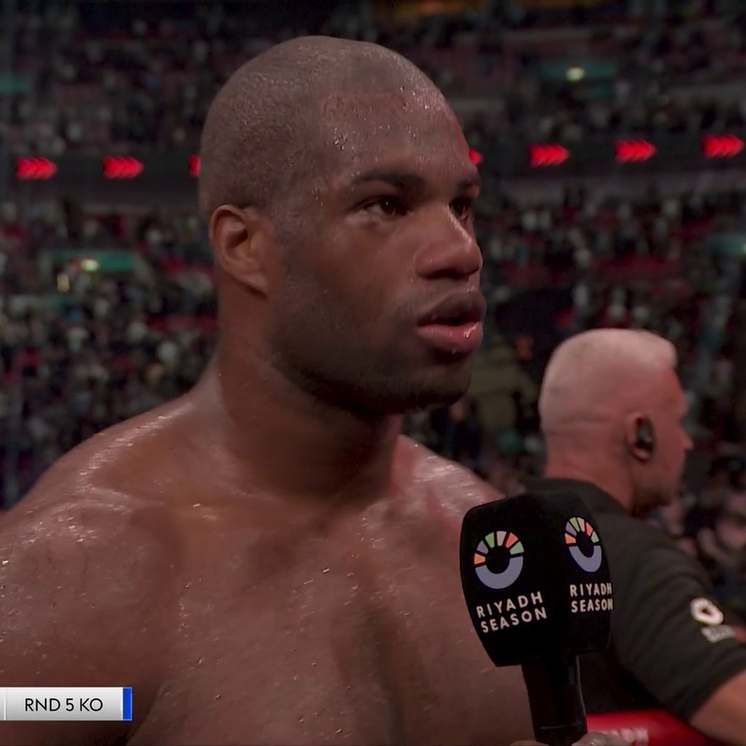 "ARE YOU NOT ENTERTAINED!" 😮💨 Daniel Dubois reacts to his knock-out victory over Anthony Joshua 🤩 #JoshuaDubois #RiyadhSeasonCard