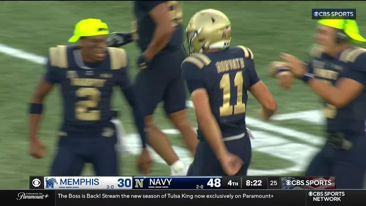 90-YARD QB TOUCHDOWN RUN! Blake Horvath has 416 total yards, 6 TD Navy Football