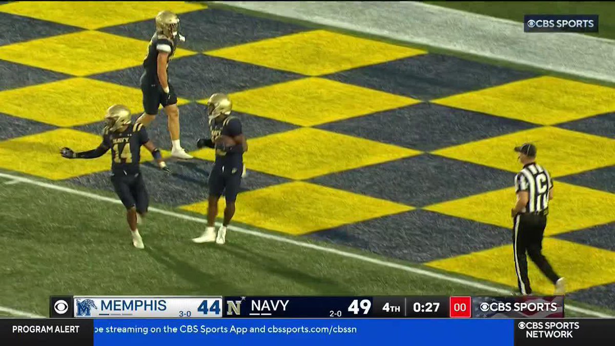 RAYUAN LANE III CALLED GAME! PICK 6! Navy Football