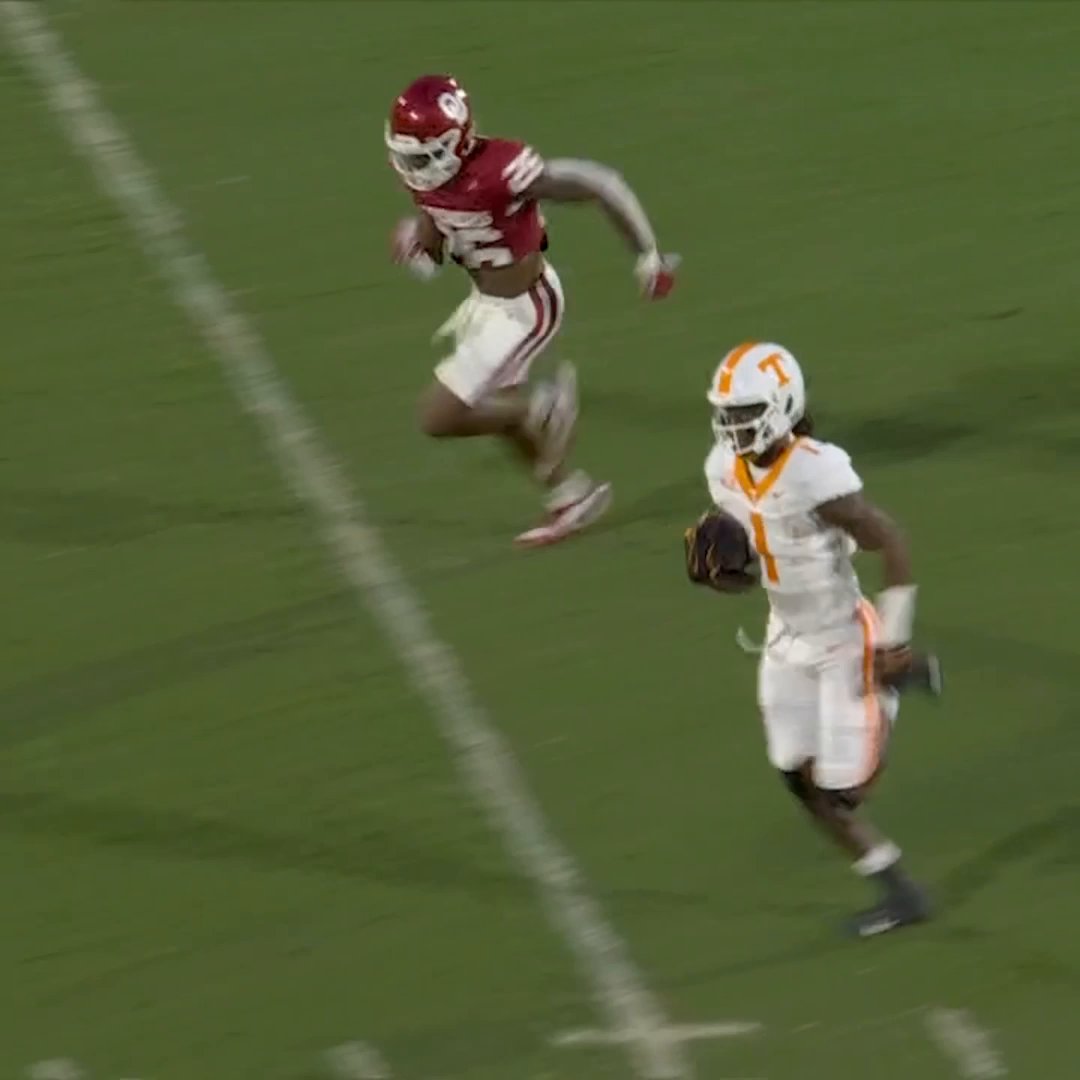 NICO IAMALEAVA 66-YARD TOUCHDOWN TO D'ONTE THORNTON JR. 🔥 THE VOLS GET THINGS STARTED IN NORMAN 🍿