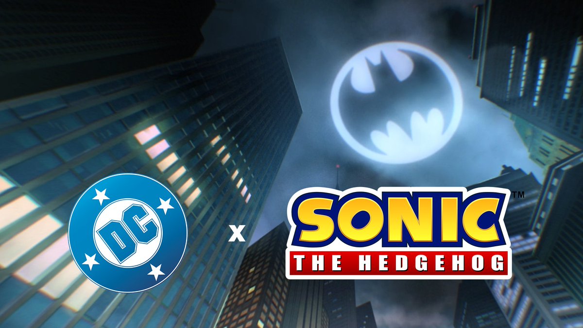 暗闇にひそむ、怪しい影…！？ バットマン85周年をお祝いしよう！ DC公式 #DCxSonic #バットマン