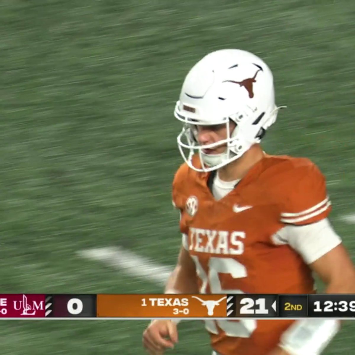 ARCH MANNING DROPPIN' DIMES vs. UL Monroe 😳 A 46-yard throw and catch to Matthew Golden 💪