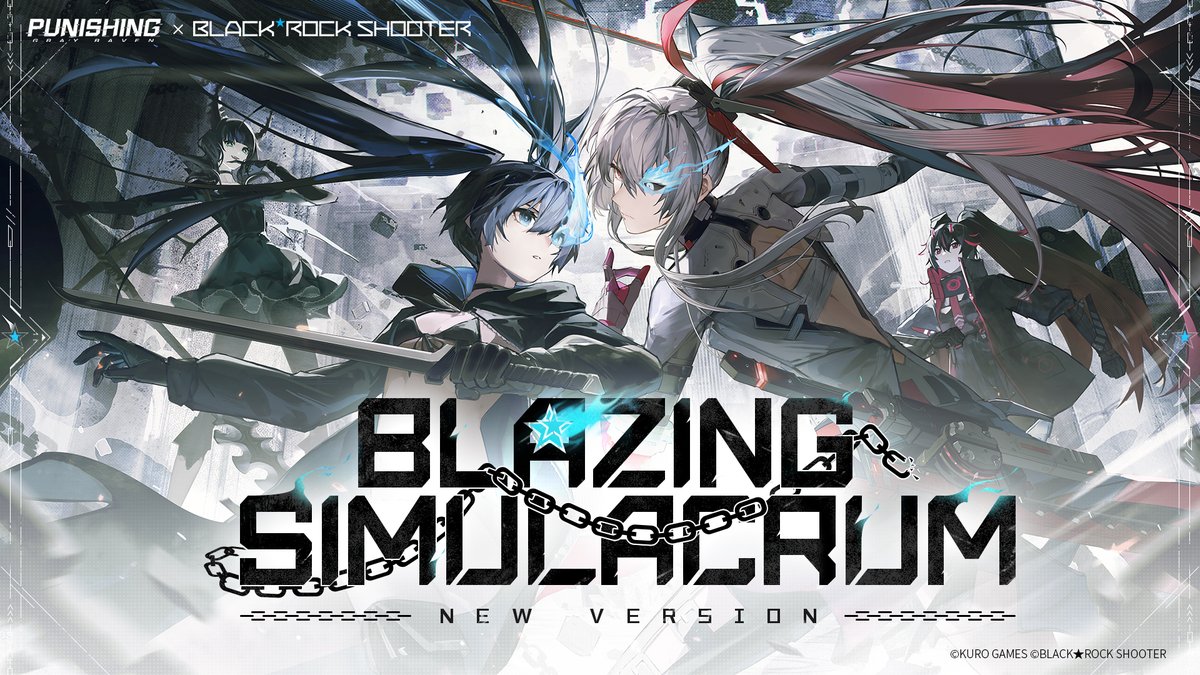 [Blazing Simulacrum PV | Punishing: Gray Raven] As the mirrors reflect images of countless hearts, their minds are reversed. 9/27 The battle commences and concludes within a realm where myriad possibilities intersect. #PGRxBLACKROCKSHOOTER #BLACKROCKSHOOTER