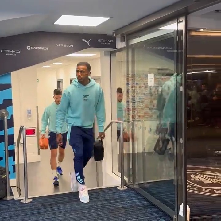 Turning up. 📍 Etihad Stadium
