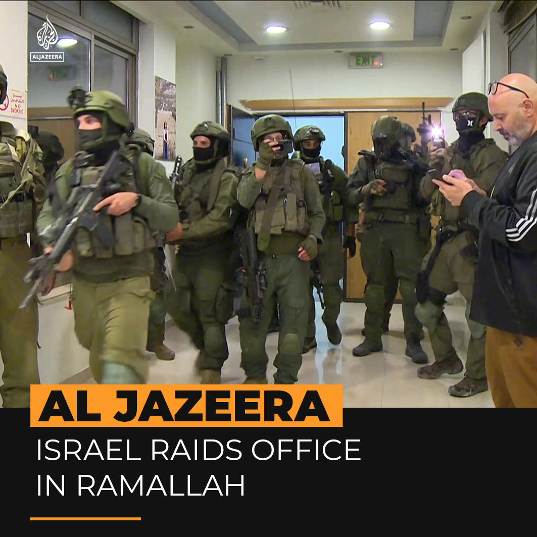 This is how heavily armed and masked Israeli soldiers raided Al Jazeera’s bureau in the occupied West Bank's Ramallah and imposed a 45-day closure order. The network has condemned the action as ‘criminal’ and an affront to press freedom.