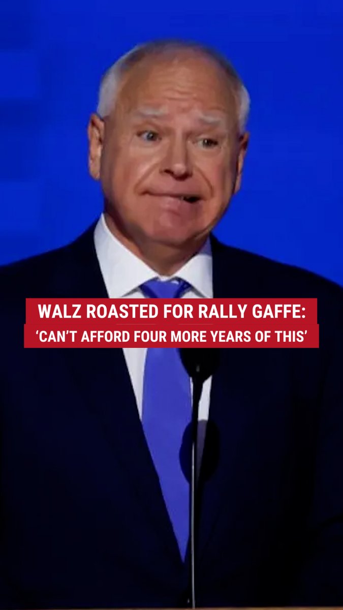 'WALZ' ON IN: VP Harris' running mate roasted for 'campaigning for Trump' with gaffe during rally in battleground state.