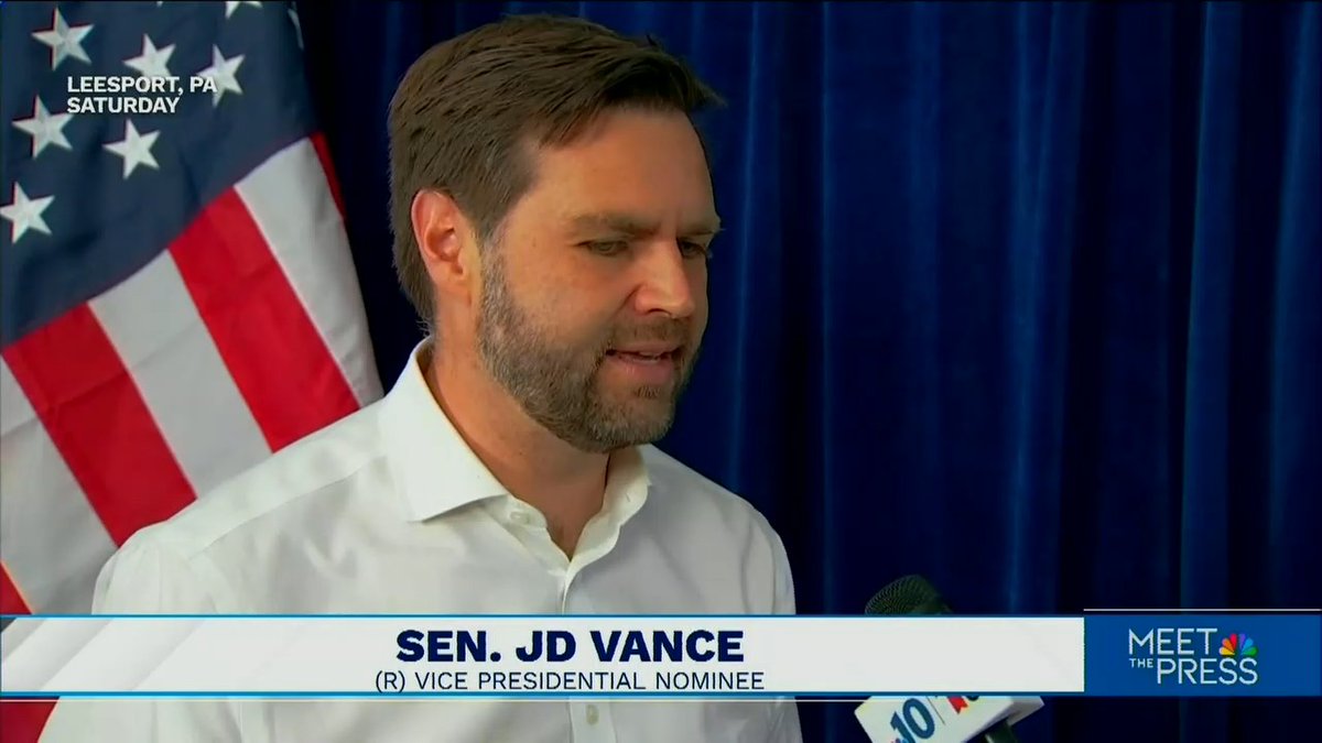 Q: Are you comfortable with Mark Robinson as the Republican nominee for governor of North Carolina? Vance: The allegations are out there, but they aren't necessarily reality Q: Do you believe him saying that those were not his posts? Vance: I don't not believe him
