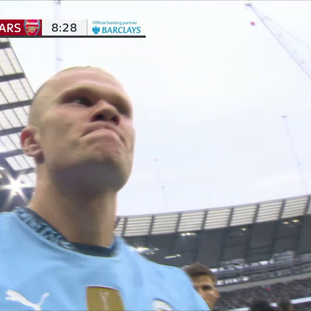 The 10th Premier League goal of the season ALREADY for Erling Haaland! 😲 📺 USA Network | #MCIARS