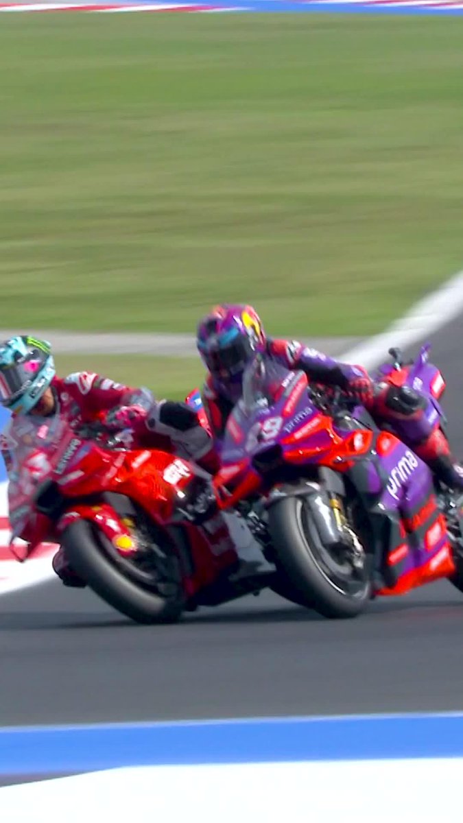 A bit of controversy around Enea Bastianini's winning overtake 😬 Which is your point of view? Too agressive or just a bold last lap move? 👀 #EmiliaRomagnaGP 🏁