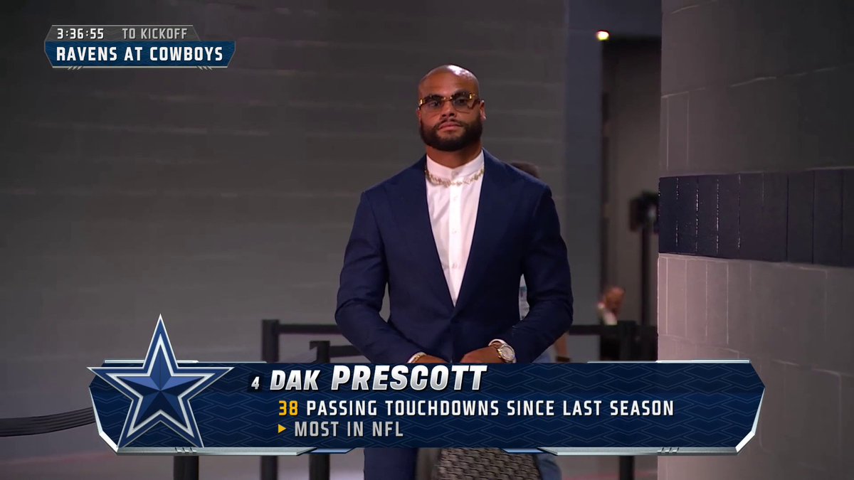 Dak Prescott is in the building ready to take on the Ravens later today on FOX 🤠