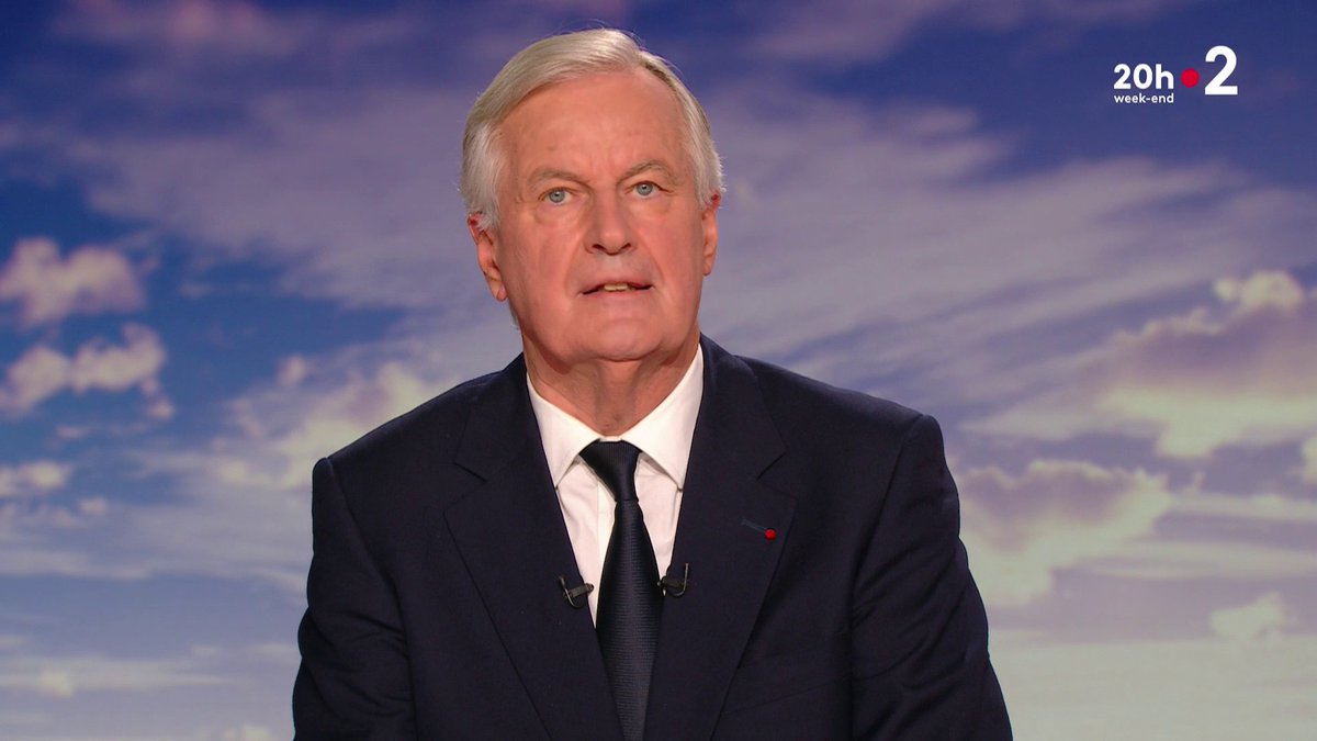 🔴DIRECT - 🗣️"La capacité d'Israël à se défendre n'est pas négociable", affirme le nouveau Premier ministre, Michel Barnier. #JT20H