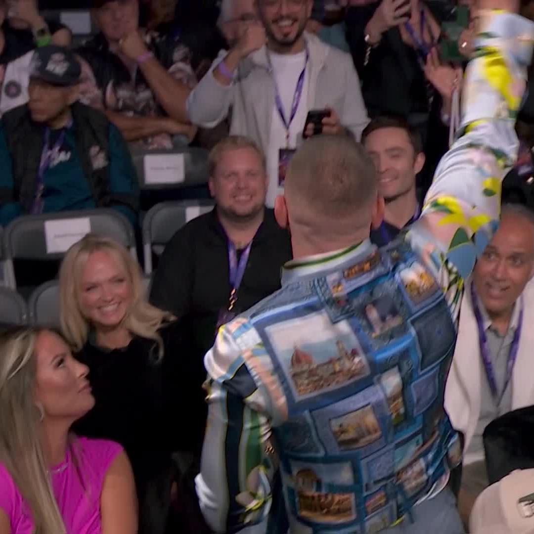 Come for the Conor McGregor reception, stay for Eddie Hearn's reaction to Emma Bunton 😂 #RiyadhSeasonCard : Wembley Edition | #JoshuaDubois | TURKI ALALSHIKH