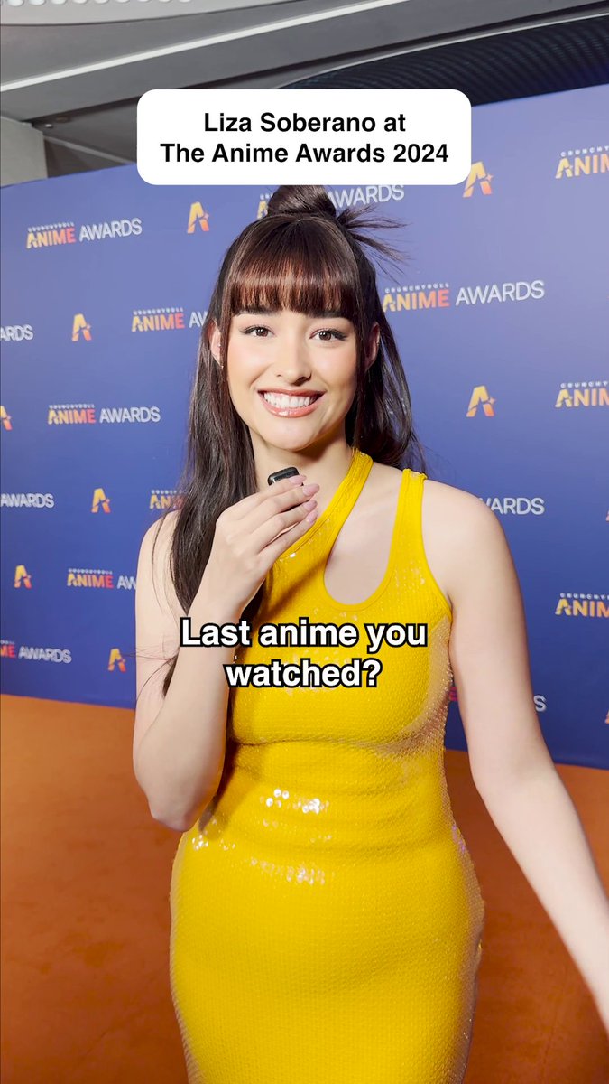Thinking about our chat with Liza Soberano at the 2024 #AnimeAwards ✨