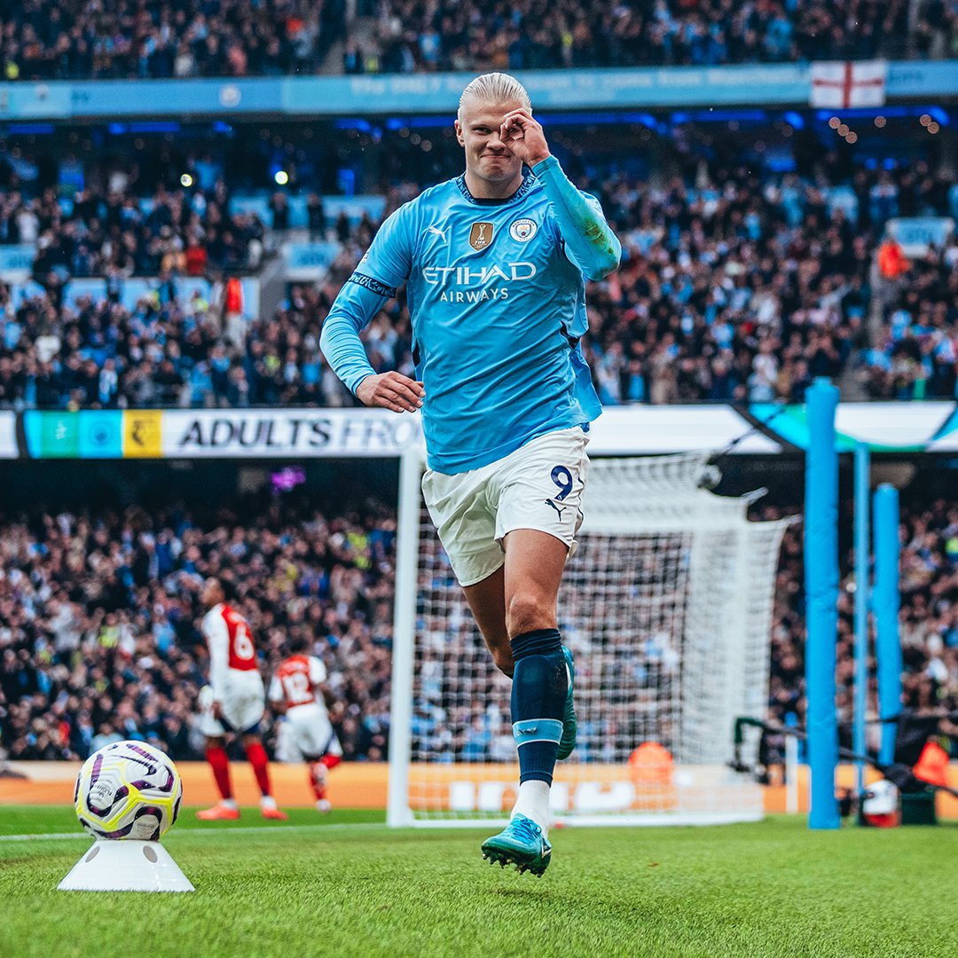 🧘♂️ Erling Haaland nets his 100th City goal! 💯