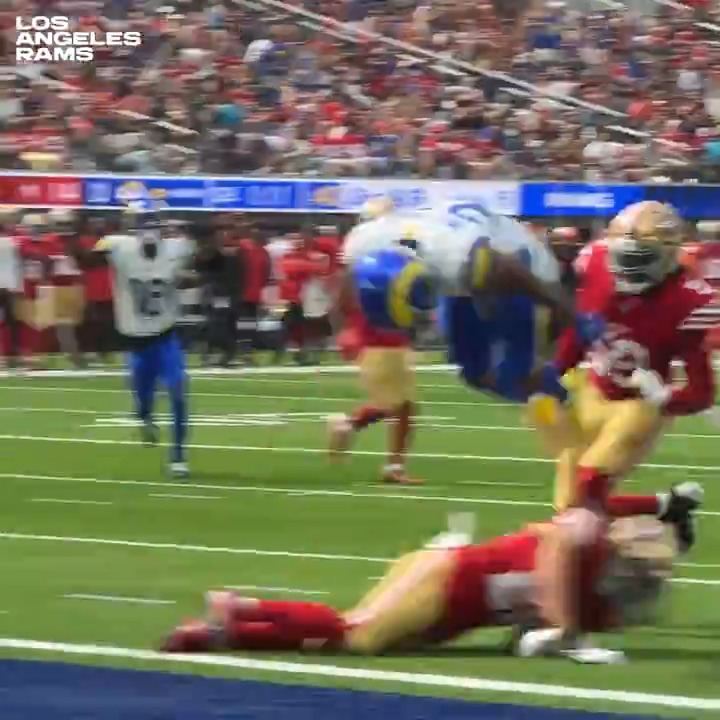 So nice had to show it twice. 😮‍💨 📺: FOX Sports: NFL | #RamsHouse