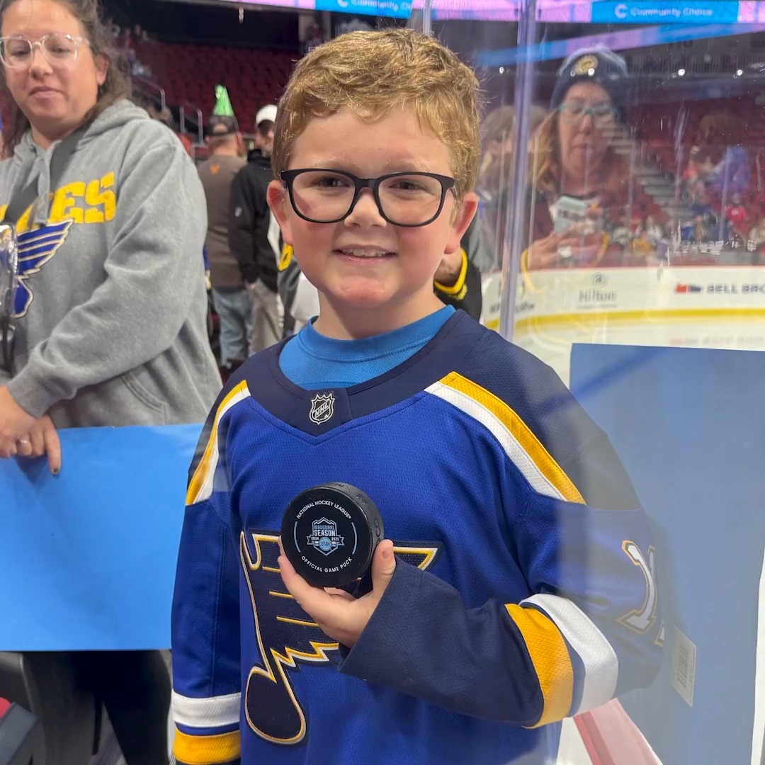 Rock, paper, scissors or puck? #stlblues