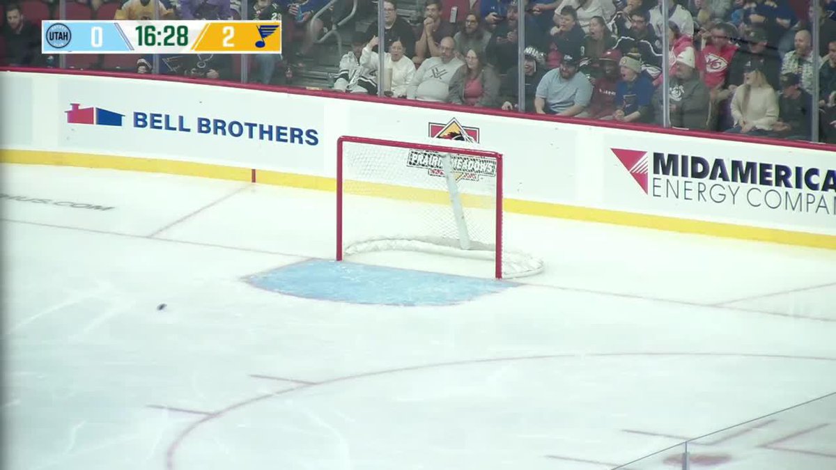 Congratulations to Utah on their first goal as a franchise. #stlblues