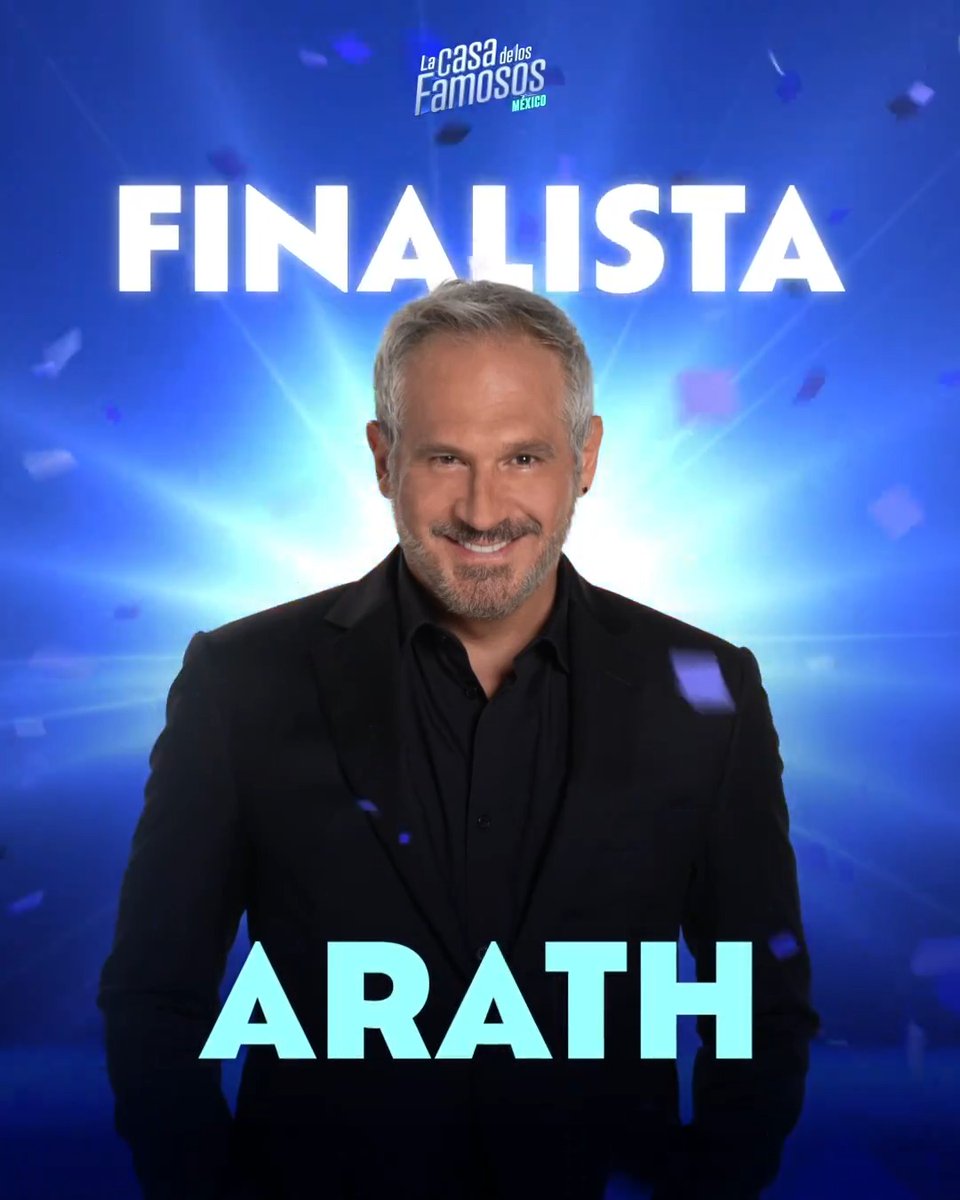 #ArathDeLaTorre se convierte GRAN FINALISTA de #LaCasaDeLosFamososMx Segunda Temporada... ¡Felicitaciones! 👏🥳 #LaCasaDeLosFamososMx, rumbo a la GRAN FINAL, de lunes a viernes 10:00 p.m. por #El5, domingos, 8:30 p.m. por #LasEstrellas y 24/7 por #VIX 📺📱