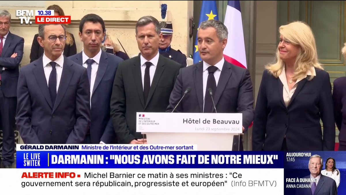 🇫🇷 FLASH | "Si je m'étais appelé Moussa Darmanin, je n'aurais pas été élu maire et député et sans doute n'aurais-je pas été ministre de l'Intérieur", a déclaré Gérald Darmanin.