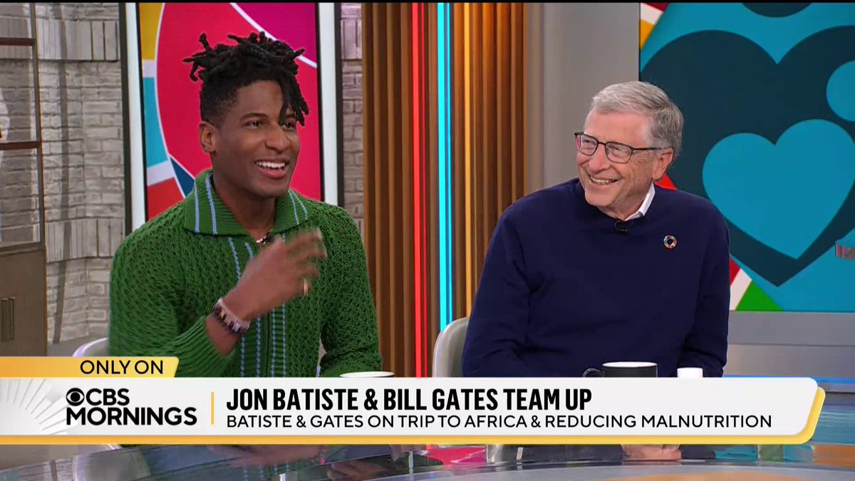More than 400 million children worldwide are not getting the nutrients they need — but a new Gates Foundation report highlights concrete actions that can save lives. Bill Gates and jon batiste share about their recent visit to Nigeria and how creativity can motivate solutions.