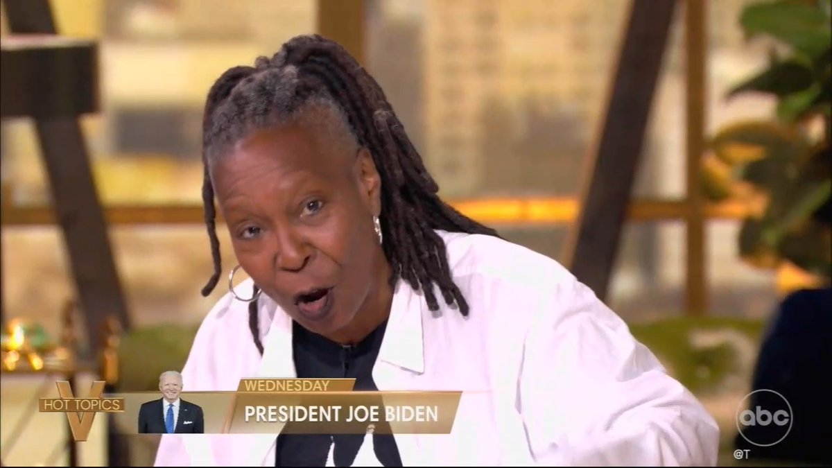 BREAKING: In a "historic announcement," Whoopi Goldberg says that President Biden will be Wednesday's guest on The View.