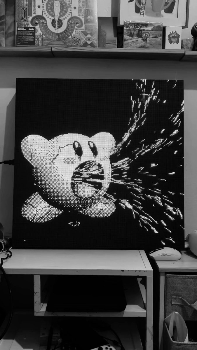 Who wants a custom pixel art display? (with my art embedded but you can change it also to any pixel art as long as it fits)