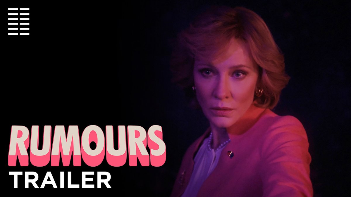 Here's the tea 🫖 RUMOURS is "⭐⭐⭐⭐⭐," a "bizarre and brilliant" (The Telegraph) apocalyptic horror-comedy from filmmaker Guy Maddin. Watch the red band trailer for the Official Motion Picture of the G7 ™️ starring Cate Blanchett. In theaters October 18! #RumoursMovie
