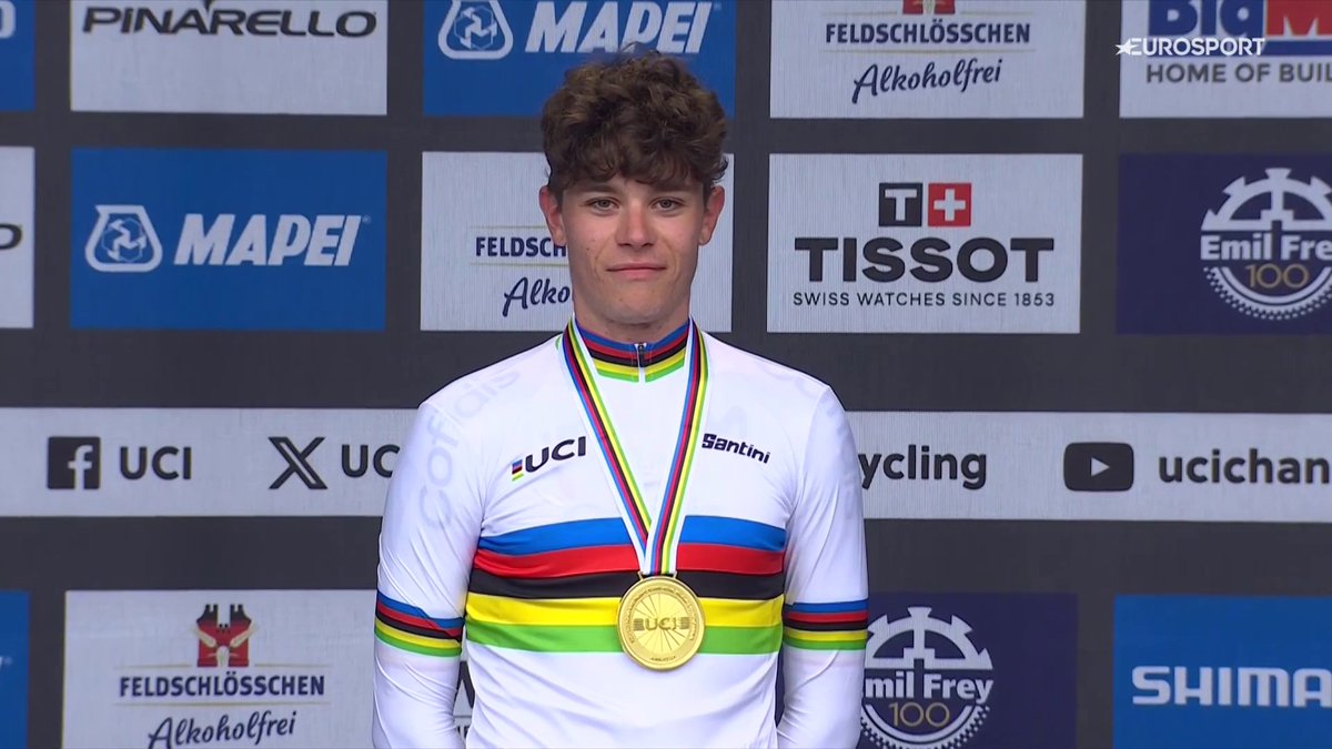 𝐌𝐎𝐌𝐄𝐍𝐓𝐎 𝐈𝐍𝐎𝐋𝐕𝐈𝐃𝐀𝐁𝐋𝐄 😊😊😊 🇪🇸 Iván Romeo hace sonar el himno español en el podio de Zúrich. 📺 Lo has visto en @eurosport_Es y @streammaxes. #Zurich2024 | #LaCasadelCiclismo
