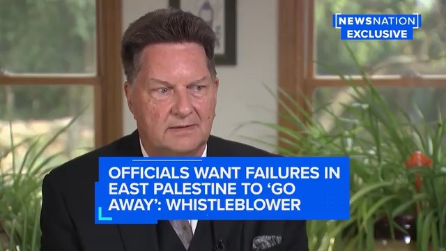 Stephen Petty, a chemical spill expert and now a whistleblower, claims government officials want the failures of the East Palestine, Ohio, train derailment to "go away" without fixing the problems. Tune in to #NewsNation for live updates. More: