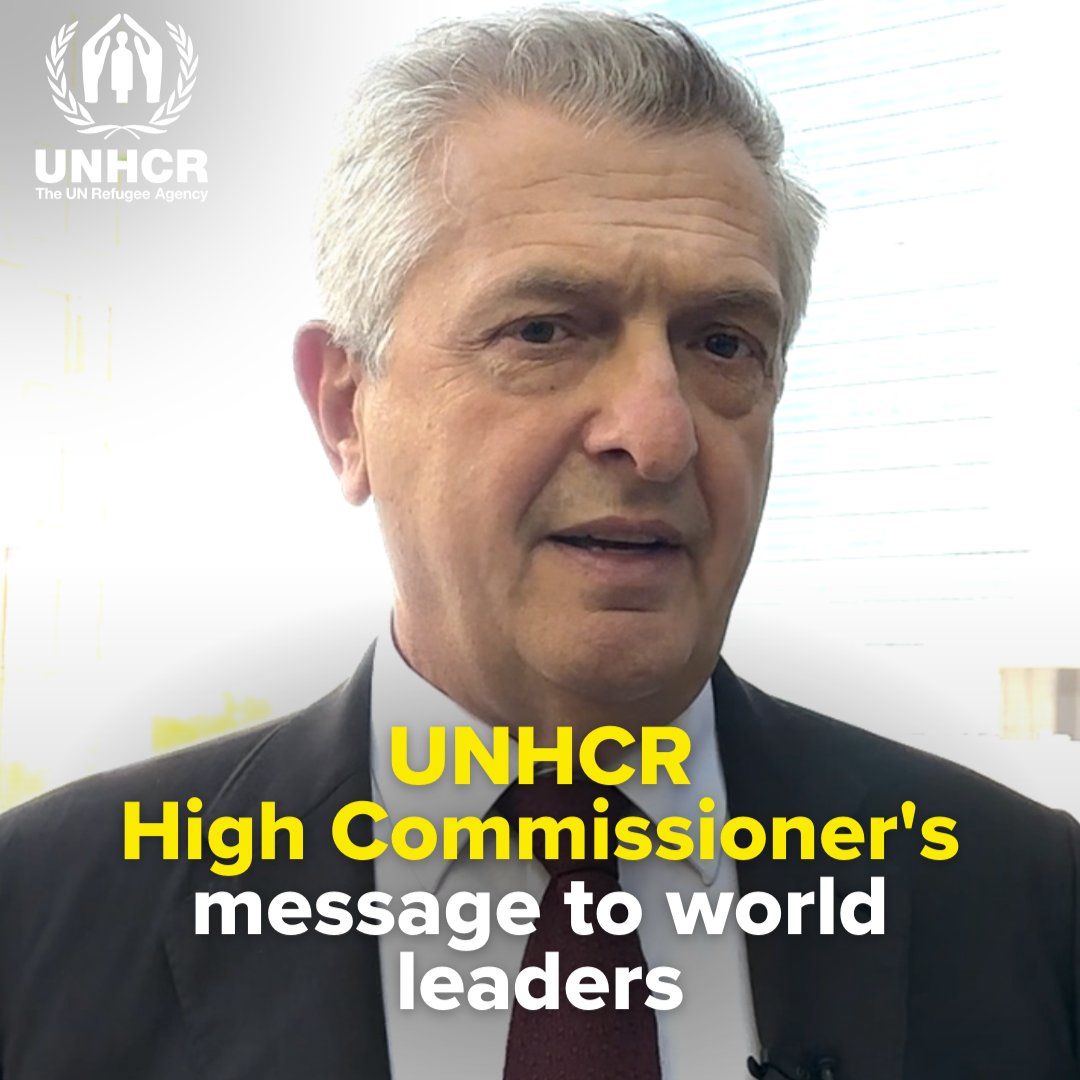 This week, #UNGA looks into the future. For refugees, what will that mean? It can mean fear or hope. For a future where refugees thrive, we need everyone on board. High Commissioner Filippo Grandi message to world leaders gathered in New York. #OurCommonFuture