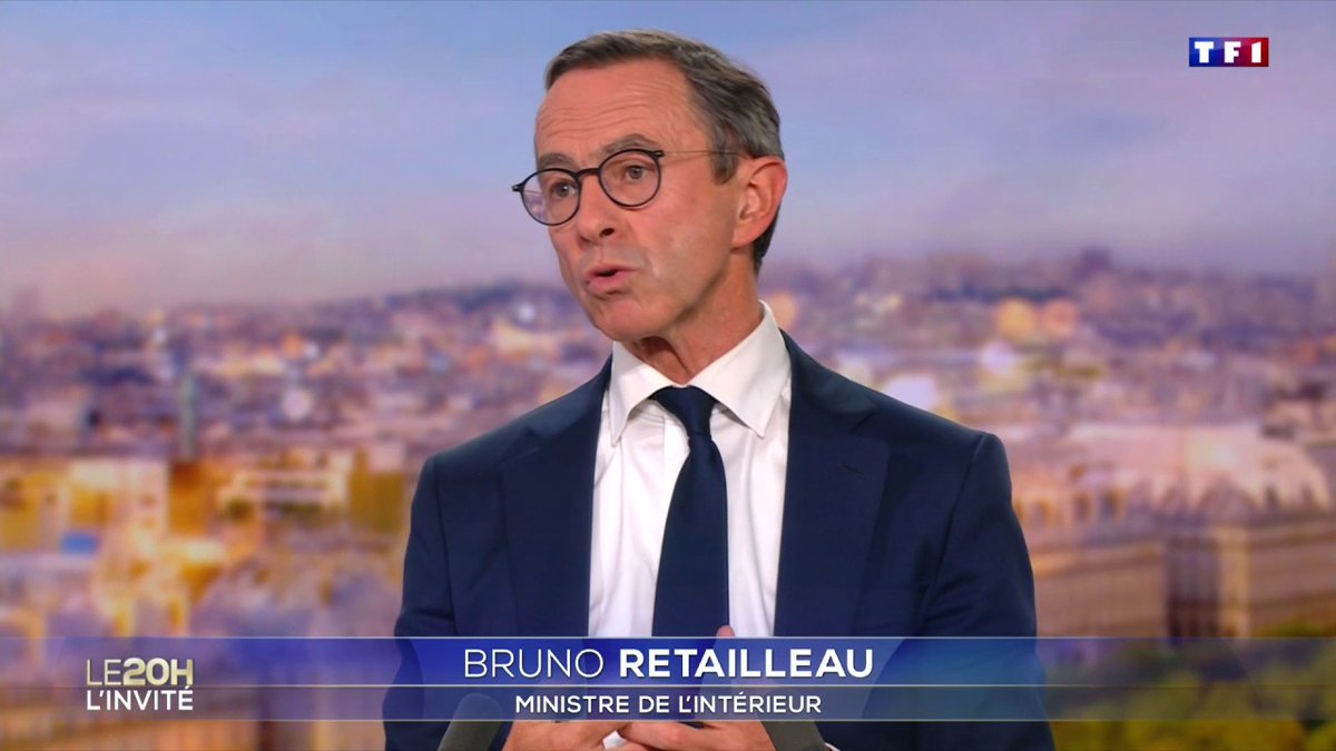 🗣️ AME : "On la réforme (...) Je ne veux pas que la France soit le pays le plus attractif d'Europe pour un certain nombre de prestations sociales d'accès aux soins." Bruno Retailleau (Bruno Retailleau), ministre de l’Intérieur, invité de Gilles Bouleau sur TF1 ⤵️