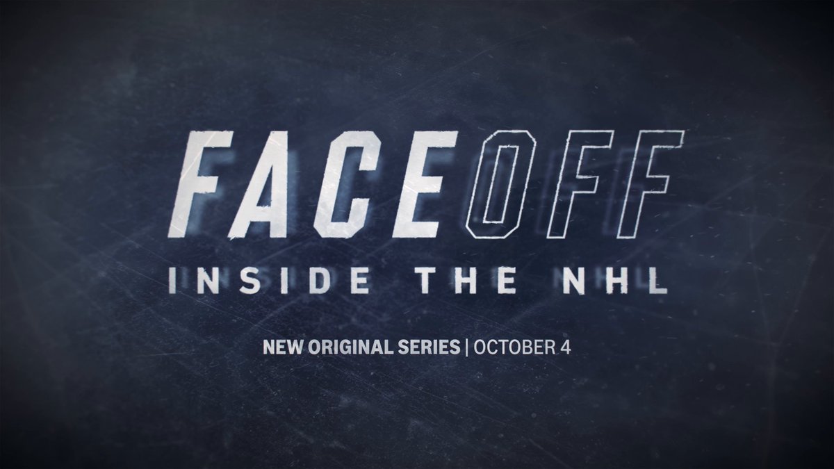 Amazon Prime’s new “Faceoff: Inside the NHL” docuseries drops October 4th 🎬🍿