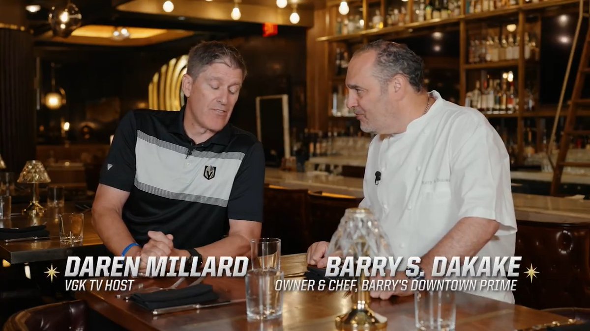 🏒 High-end hockey 🤝 high-end food 🥩 The Golden Knights are happy to extend the team's partnership with Barry's Downtown Prime!