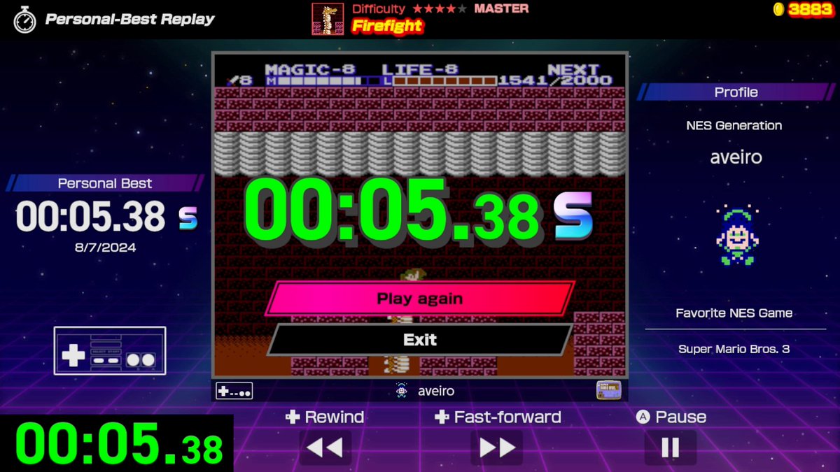 If at first you don't get the S, try again! Drop your tricks for shaving off time in #NintendoWorldChampionshipsNES below ⬇️