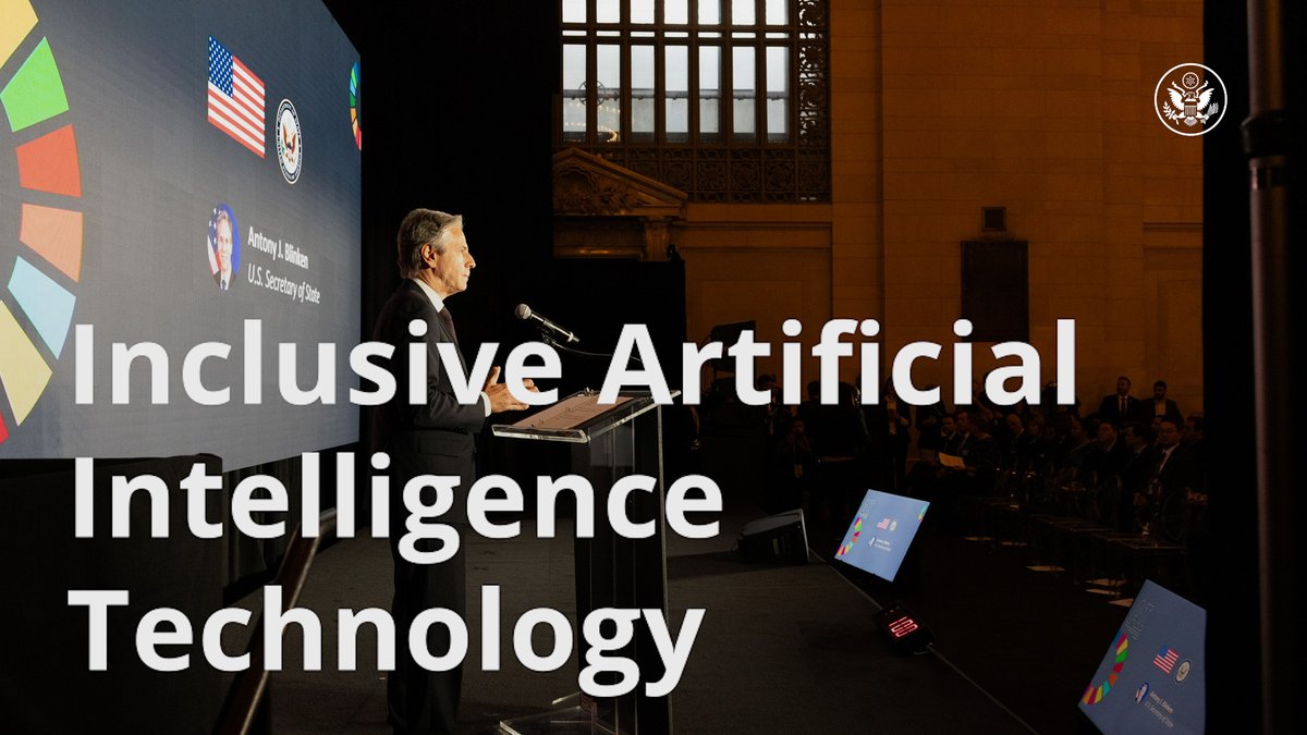 The more inclusive AI is, the more effective it can actually be in tackling the challenges that are affecting people everywhere. — Secretary Antony Blinken