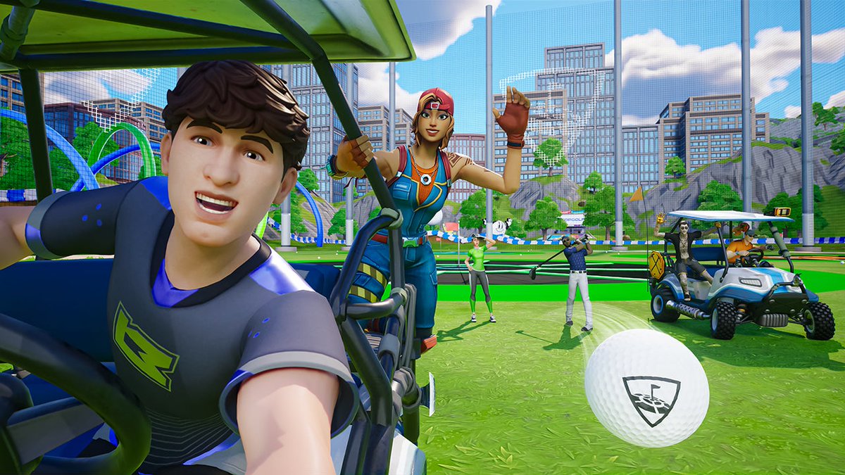 The Topgolf UEFN map is available to play now in Fortnite! ⛳️