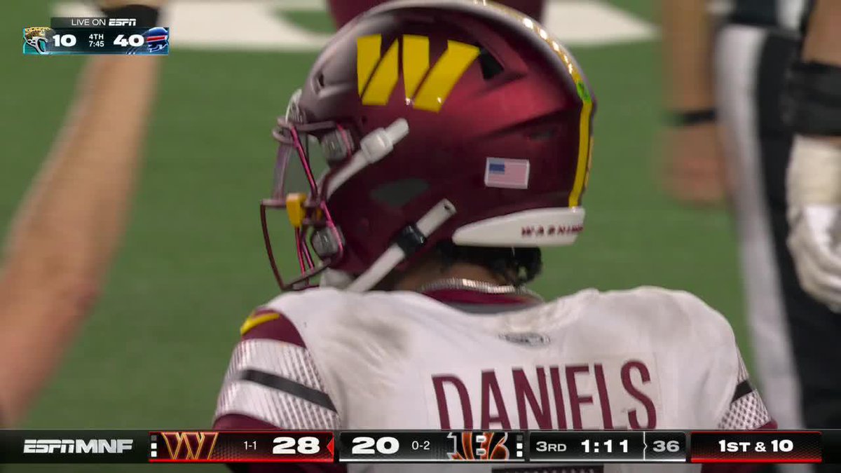Jayden took his ankles 😮💨 #WASvsCIN | ABC, ESPN+