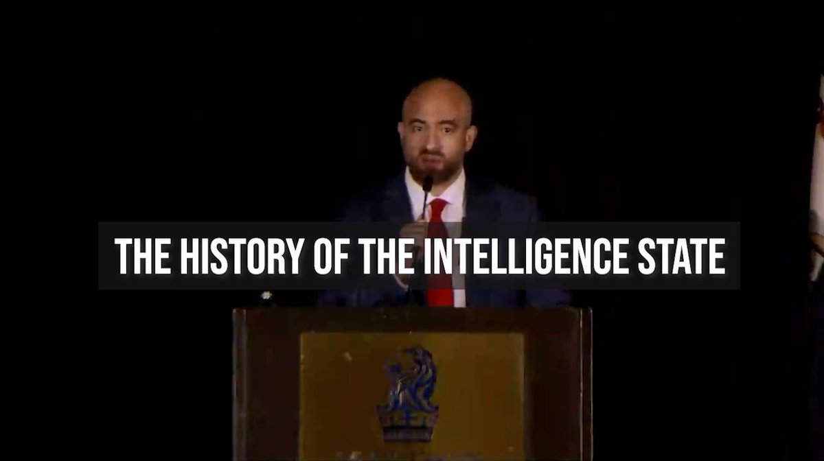 "The History of the Intelligence State" -- an essential 40 min lecture on the origin story of The Blob. Thanks to Hillsdale College for a beautiful event. Timestamps in tweet below