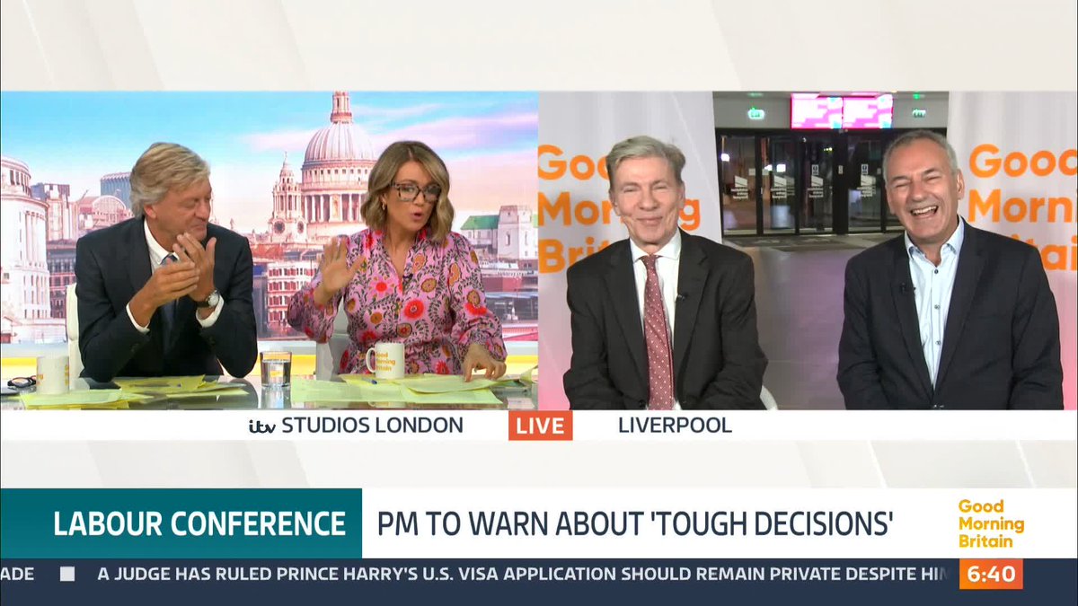 .Susanna Reid will be interviewing Sir Keir Starmer after his speech later today. Tune into Good Morning Britain from 6am tomorrow morning to watch the interview.