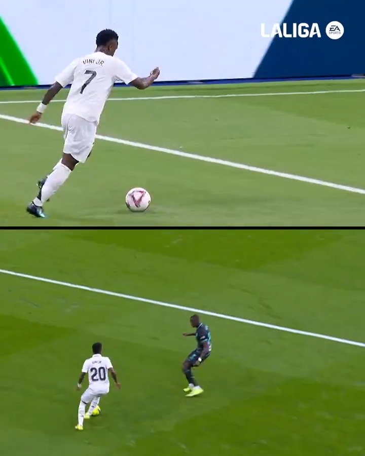🌟🤯 Vini Jr. y su exterior... #LALIGAEASPORTS | #LALIGAHighlights