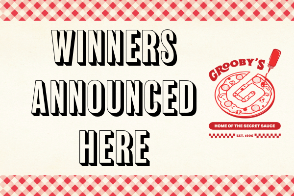 WINNERS ANNOUNCED! Huge thank you to each and every one of you who took part ❤️ Further info at grooby dot com PLEASE RT!
