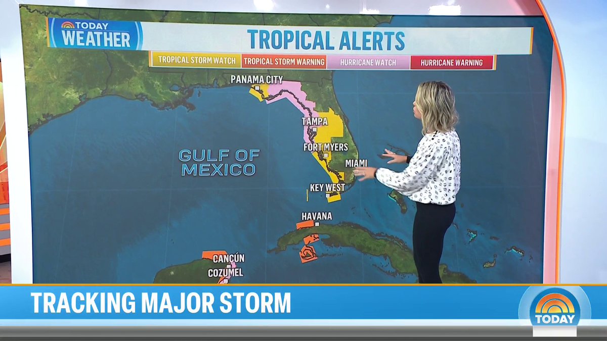 A state of emergency has been declared in Florida as a potential hurricane bears down on the Gulf Coast. Dylan Dreyer tracks the latest forecast.