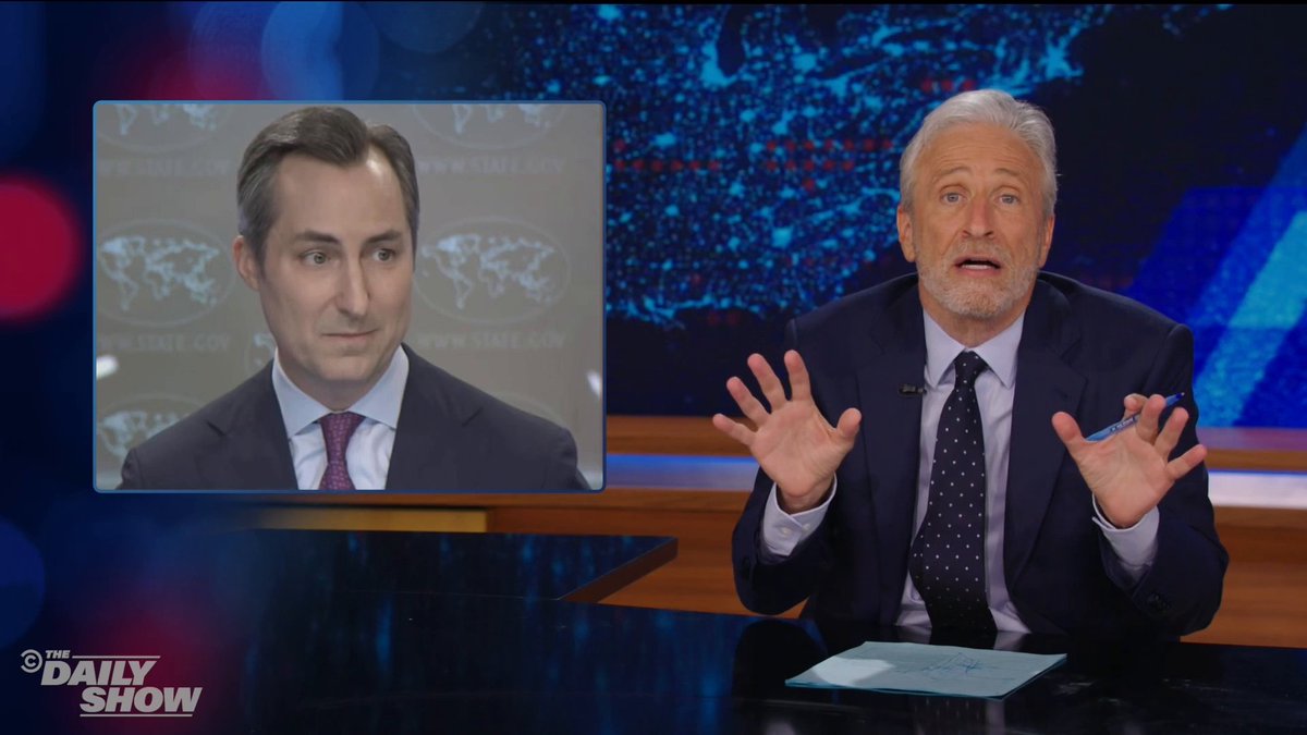 Jon Stewart picks apart the Biden administration's efforts to prevent a widening war in the Middle East