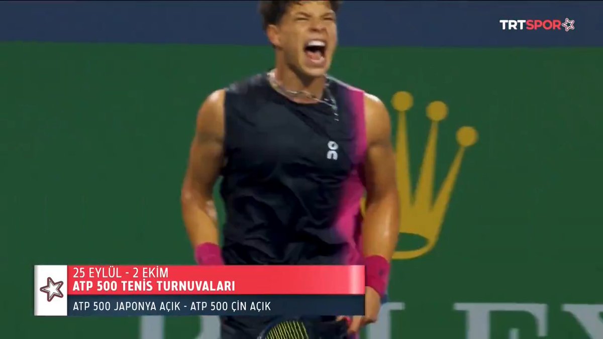 Tenis açık kanala geliyor! 📺 TRT Spor Yıldız ATP 500 turnuvaları Çin ve Japonya Açık'ı yayınlayacak!