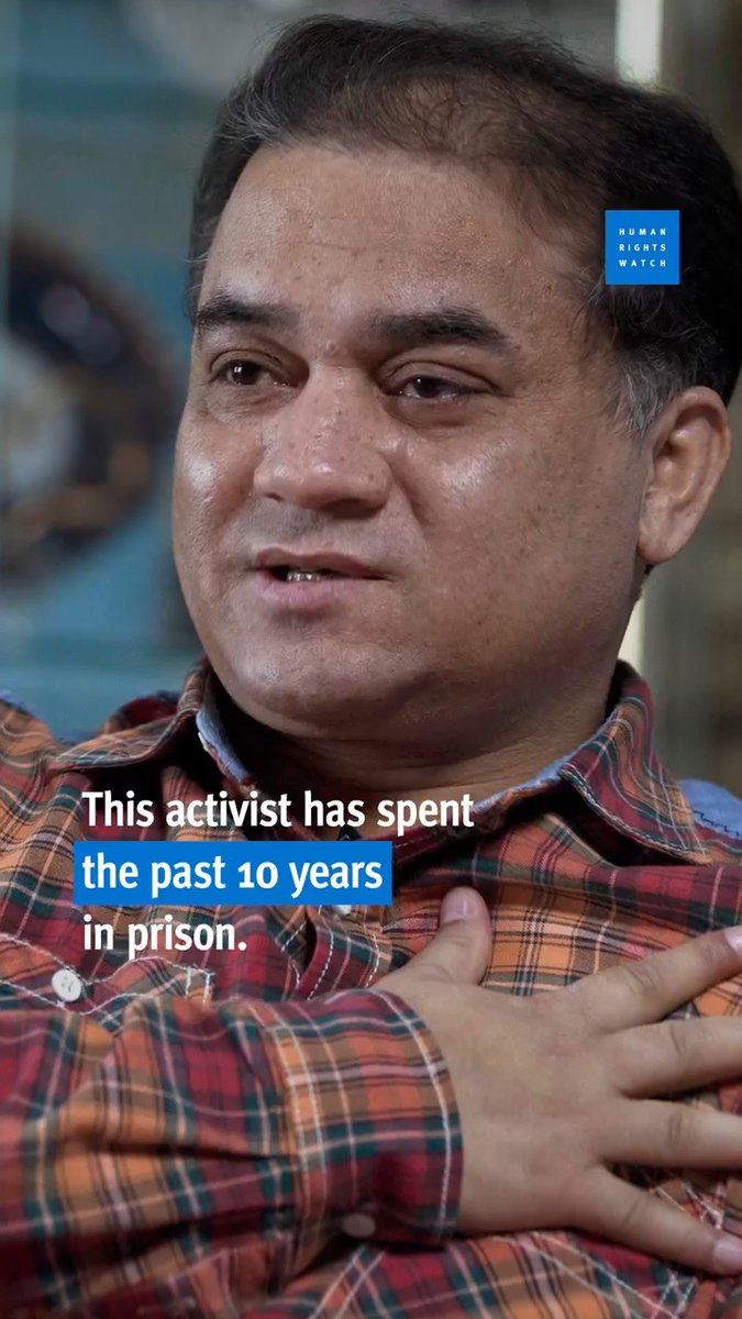Ilham Tohti is a Uyghur economist who advocated for peaceful dialogue in China. He has spent the past 10 years in prison. The Chinese government should immediately free Tohti and end its “crimes against humanity” in Xinjiang.